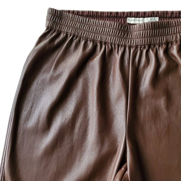 Black Tape Brown Wide Leg Pants - Picture 4 of 15